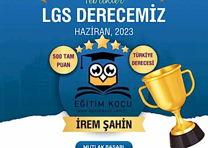 İrem ŞAHİN 500 Tam Puan